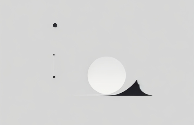 Space-Symphony abstract circular symbol